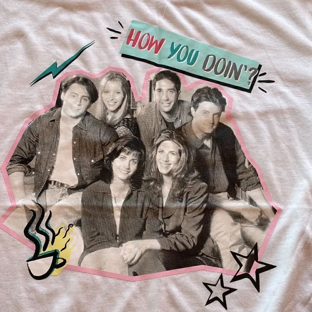 Friends "How You Doin?" T-Shirt - S